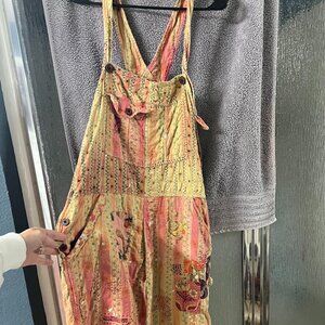 Magnolia Pearl Sun faded Love Overalls boho style fashion unique art jumper